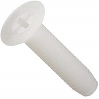 6-32 X 3/4 PHIL FLAT 82D M/S NYLON