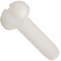0-80 X 3/16 SLOT PAN M/S NYLON