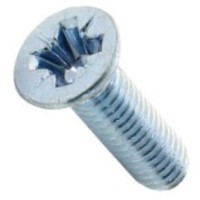 M2.5-.45 X 5 POZI FLAT 90D M/S STEEL