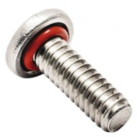 M3-.5 X 10 SLOT PAN SEAL SCREW 18-8 SS PA