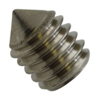 M2.5-.45 X 8 MM SOCKET SET CONE PT ALLOY