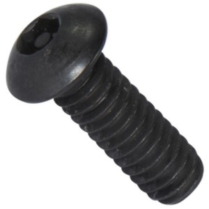 6-32 X 3/4 L, 6-LOBE (T10) BUTTON HEAD, ALLOY STEEL /  ZINC BLACK ROHS