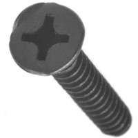 10-32 X 1/4 PHIL FLT U/C ST/BLKSCREW