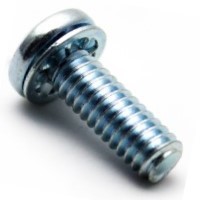 M2-.4 X 6 PHIL PAN INTERNAL SEM STEEL/ZI